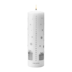 Georg Jensen 2025 calendar candle, White-silver WhiteSilver-coloured Outlet