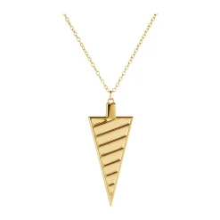 Georg Jensen 2025 Christmas decoration cone, Gold plated zinc alloy Gold-coloured New