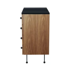 GUBI 62 Dresser, American walnut, 4 drawers Brown Online