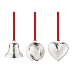 Georg Jensen 2024 gift set 3 pieces, Palladium-plated Silver-coloured