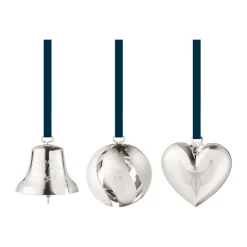 Georg Jensen 2024 gift set 3 pieces, Palladium-plated Silver-coloured
