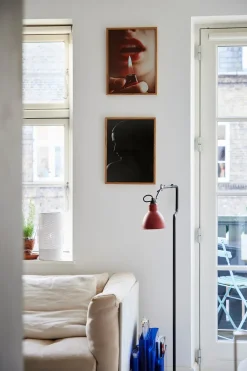 Paper Collective A Light poster, 50x70 cm BeigeRed New