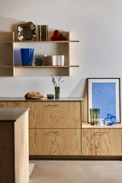 Iittala Aalto art Sketch poster, 50x70 cm Blue New