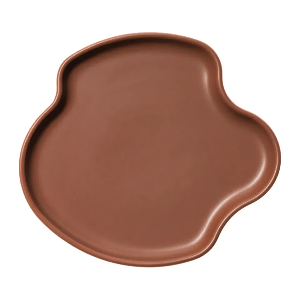 Iittala Aalto decorative tray, Fire, 15 cm Brown Hot
