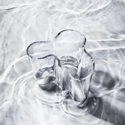 Iittala Aalto duo vase, clear Transparent Outlet