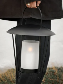 Ferm Living Abri lantern, Black Hot