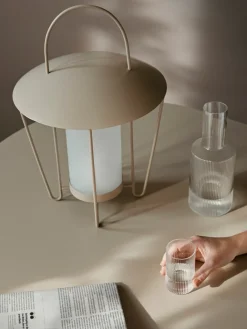 Ferm Living Abri lantern, Cashmere Beige Sale