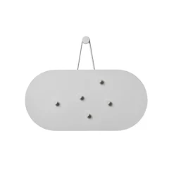 Zone Denmark A-Bulletin Board, Soft , incl. magnets Grey Discount