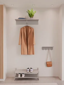 Zone Denmark A-Coat rack hat shelf, Soft Grey Sale