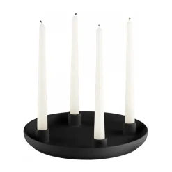 Blomus ADVENT candlestick Ø27 cm, Black Clearance