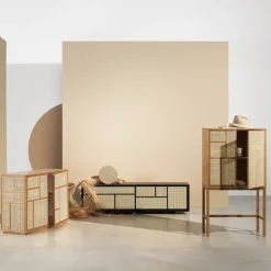 Design House Stockholm Air display cabinet, Oak. rotting Brown Sale