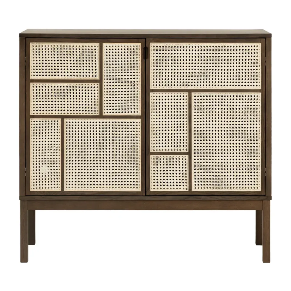Design House Stockholm Air side table, Dark oak, 120x110 cm, with legs Brown Outlet