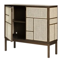 Design House Stockholm Air side table, Dark oak, 120x110 cm, with legs Brown Outlet