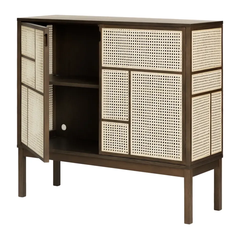 Design House Stockholm Air side table, Dark oak, 120x110 cm, with legs Brown Outlet
