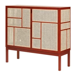 Design House Stockholm Air side table, , 120x110 cm, with legs Red Hot