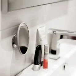 Bosign AirMirror makeup mirror x15 detachable with suction cup, Ø11.2 cm White Hot