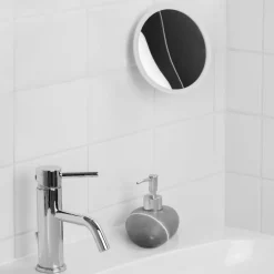 Bosign AirMirror makeup mirror x10 detachable with suction cup, Ø16.5 cm White Sale