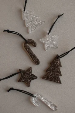 DBKD Airy hanging candy cane decorative ornament, Brown