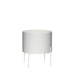 Hübsch Airy Planting Pot 42 cm, White Grey Outlet