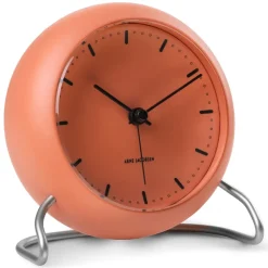Arne Jacobsen Clocks AJ City Hall table clock, pale Orange New