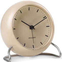 Arne Jacobsen Clocks AJ City Hall table clock, sandy Beige Best