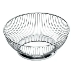 Alessi wire basket Ø24.5 cm, Stainless steel Silver-coloured