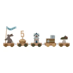 Bloomingville Alfi birthday train 39 cm, Brown Multi Outlet