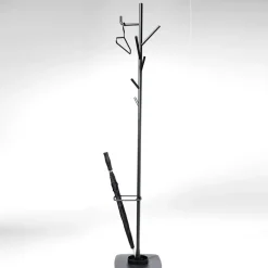 SMD Design Alfred hanger with umbrella holder, Light Grey Outlet