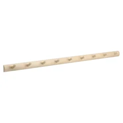 1898 Allsarp hook rack 9 hooks, Birch Beige Best