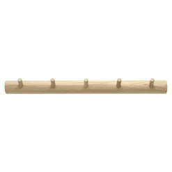 1898 Allsarp hook rack 5 hooks, Oak Beige Sale