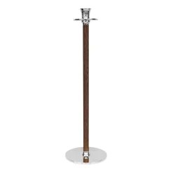 Hilke Collection Alto Basso candle sticks, Nickel-plated brass Silver-coloured Online