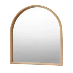 Broste Copenhagen Alva mirror 62x68 cm, Oak Brown