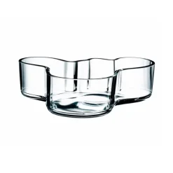 Iittala Alvar Aalto bowl 50x195 mm, clear Transparent Clearance