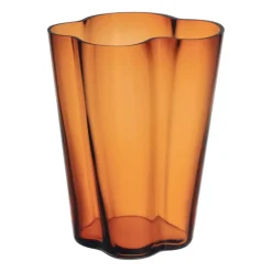 Iittala Alvar Aalto vase copper, 270 mm Brown New