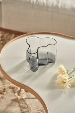 Iittala Alvar Aalto vase Limited Edition 140 mm, Clear-dark grey TransparentGrey Sale