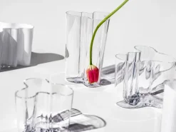Iittala Alvar Aalto vase Savoy clear, 160 mm Transparent Clearance