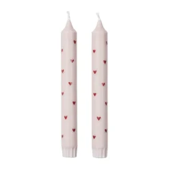 Broste Copenhagen Amor taper candles 2-pack, Light -red Pink Discount