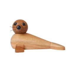 Spring Copenhagen Anaana seal decoration 17 cm, Oak Beige Best