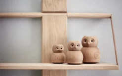 Andersen Furniture Andersen Owl wooden figure Small, Oak Brown