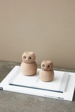 Andersen Furniture Andersen Owl wooden figure Medium, Oak Brown Outlet