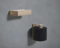 Andersen Furniture Andersen toilet paper holder, Lacquered oak Brown Sale