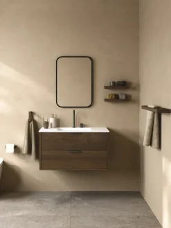 Andersen Furniture Andersen towel rack double 73,5 cm, Dark Stain Matt Lacquer Ash Brown Discount