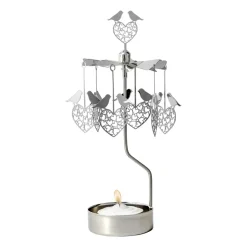 Pluto Design Angel chime birds and hearts, Silver Silver-coloured Clearance