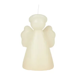 Broste Copenhagen Angel sculpture candle 14 cm, Off White New
