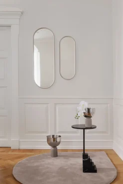 AYTM Angui mirror oval 108 cm, Taupe Beige