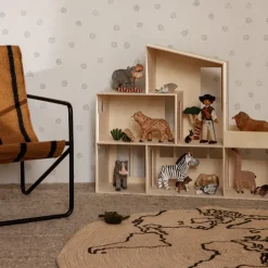 Ferm Living Animal wooden decoration, elephant Grey