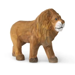 Ferm Living Animal wooden decoration, lion Brown Online