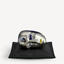 Kosta Boda Annual Brains glass sculpture AC-25, 2025 Blue