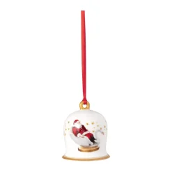 Villeroy & Boch Annual Christmas Edition bell, -red White Hot