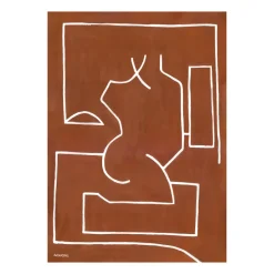 Paper Collective Antic Ideal 02 poster, 70x100 cm BeigeBrown Online